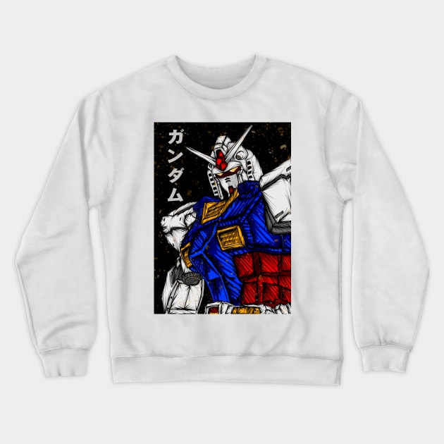 Gundam rx 78 Crewneck Sweatshirt by Amartwork